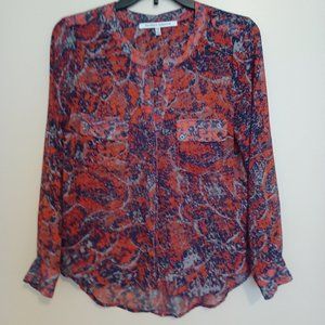 Long Sleeve Blouse with Roll Tab Option